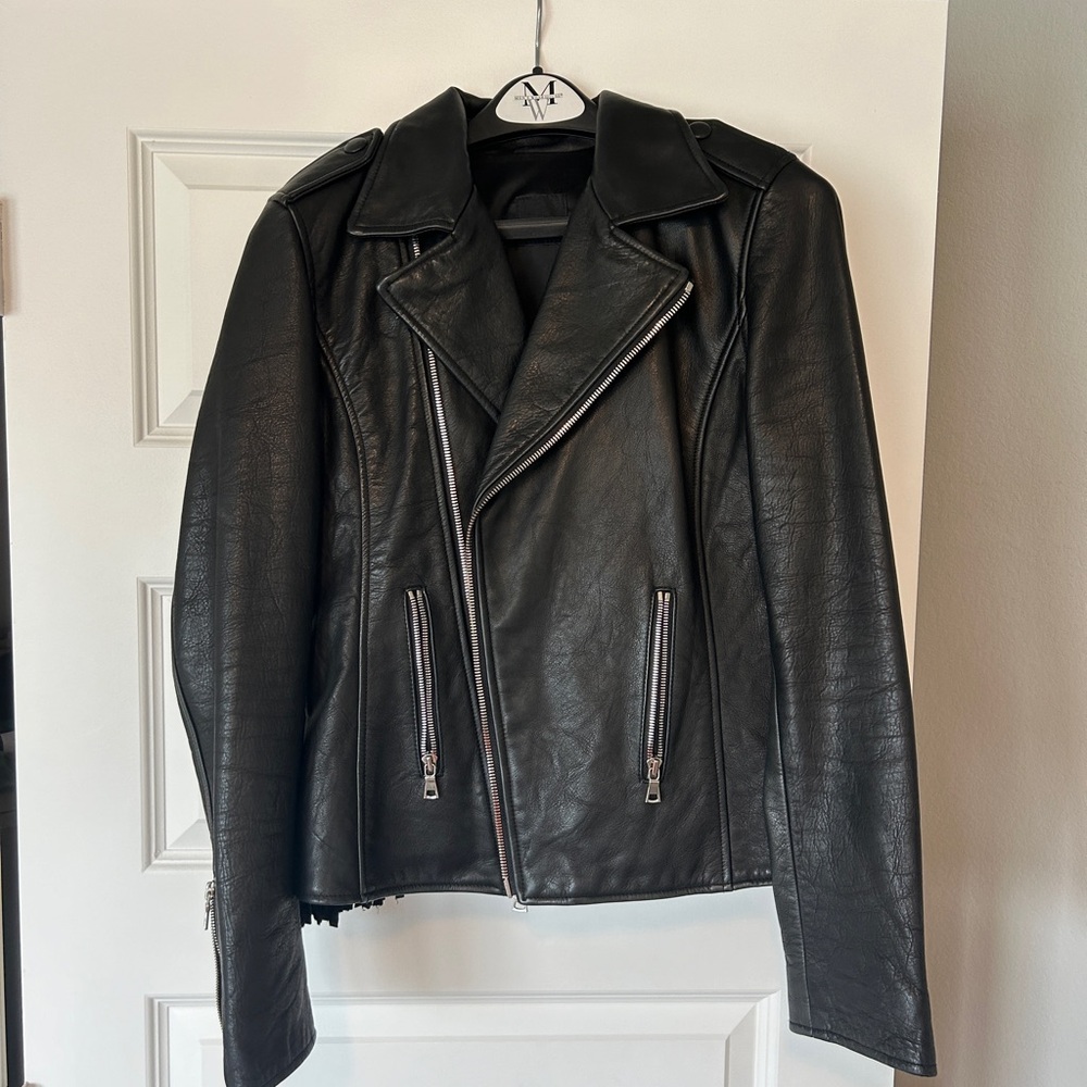 RTA Leather Jacket with fringe - Picture 2 of 8